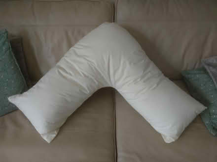 Photo of free V shape pillow unused (Crowborough TN6 Pleasant View) #1