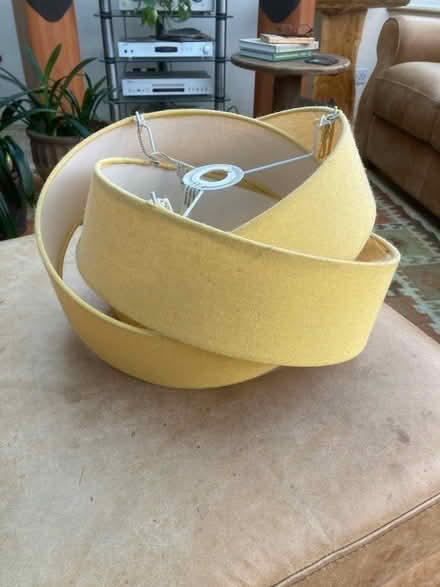 Photo of free Mustard coloured, 3 ring lampshade (BN43) #1