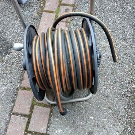 Photo of free Hose & reel - looks to be 15mm internal bore - no fittings (Brookhouse LA2) #1