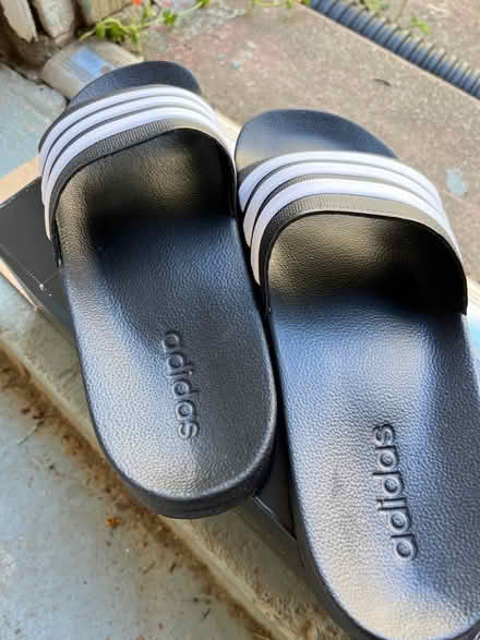 Photo of free Men’s Size 10 Adidas Shower Slides (Maxwell Park) #1