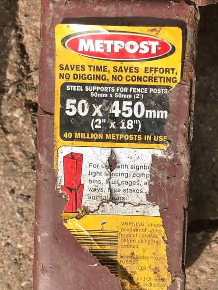 Photo of free Metpost fence supports (Cob Lane B29) #1