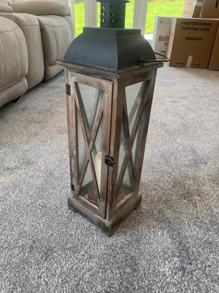 Photo of free Large Brown & Black Lantern (ME9) #2