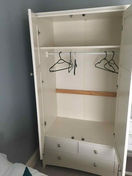 Photo of free Double wardrobe with draws (Rolleston on Dove DE13) #2