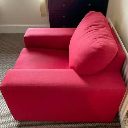 Photo of free Red armchair (morecambe) #1