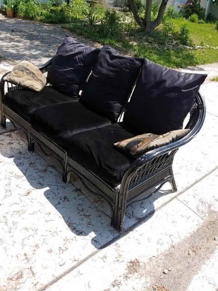 Photo of free Rattan Couch (Newark 19713) #1