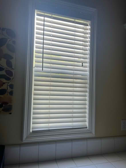 Photo of free White Faux wood blinds (East Roseville) #2
