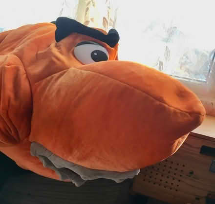 Photo of free Giant orange shark soft toy (Slyfield GU1) #1