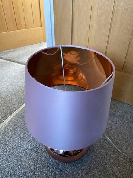 Photo of free Rose Gold Lamp (Bromsgrove B60) #2