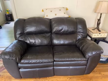 Photo of free leather recliner (Stoneham) #1
