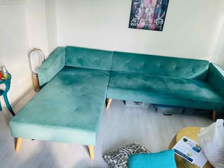 Photo of free Corner sofa (needs fixing) (SW1V Pimlico) #2