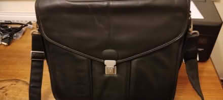 Photo of free Black Faux leather laptop bag (Sandilands CR0) #1