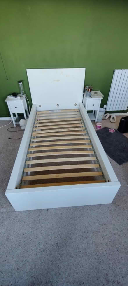 Photo of free Ikea malm white single bed frame (Saltdean BN2) #1