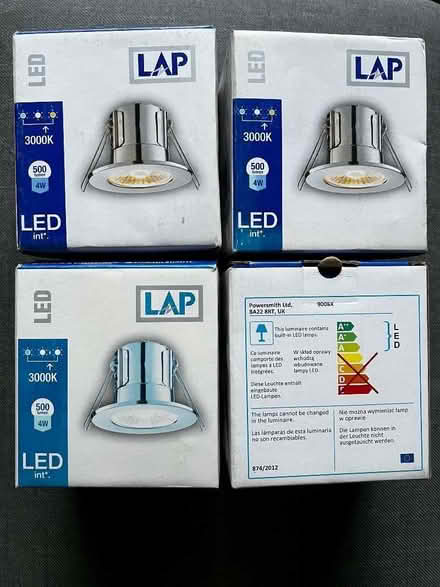 Photo of free Four LED spotlights from LAP (Marple SK6) #1