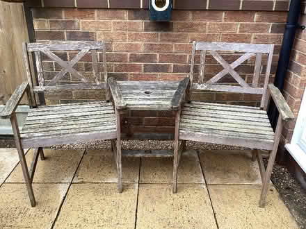 Photo of free Twin garden seat with table (The Hythe CM9) #1