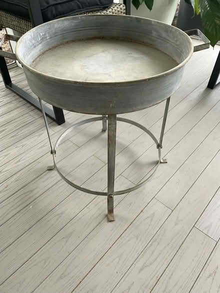 Photo of free Tin table (Arlington Forest) #1