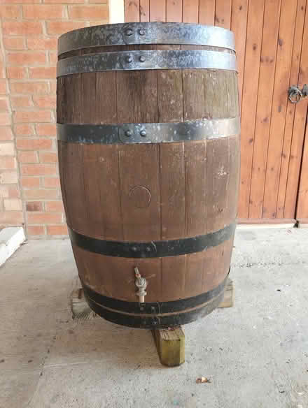 Photo of free Wooden barrel / water butt (CH2 (Newton)) #1