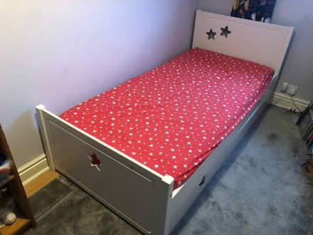 Photo of free Single bed frame (Woodseats S8) #1
