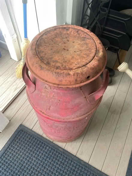 Photo of free Old Metal Milk Can (Arlington Forest) #2