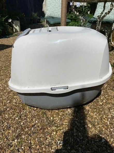 Photo of free Outdoor covered litter tray (Three Fields Farm HP3) #2