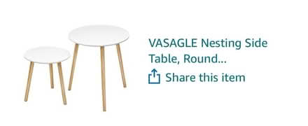 Photo of free Two side tables (Canary Wharf, E14) #3