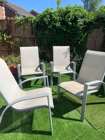Photo of free 4 outdoor chairs (Bradley Stoke) #1