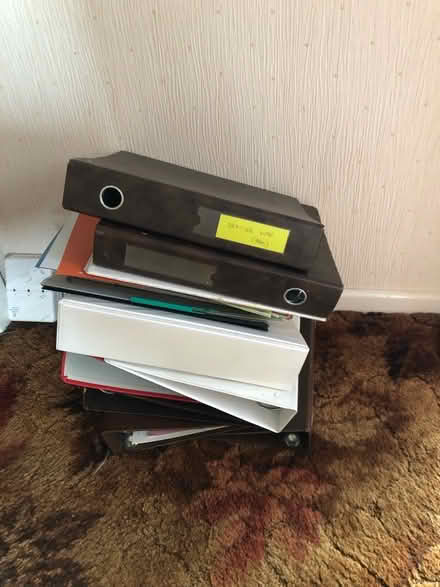 Photo of free Ring binders (Old Hillsborough Road) #1