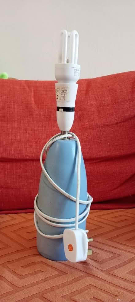 Photo of free Blue Table Lamp & Bulb (Canton CF5) #1