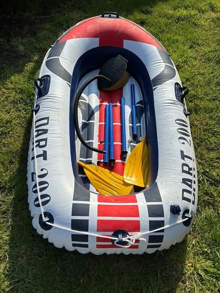 Photo of free Inflatable boat & foot pump (Gosport town PO12) #3