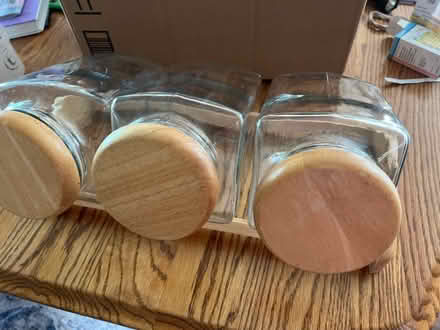 Photo of free table top glass jars (Pleasanton, Jensen tract) #1