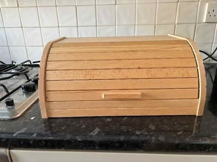 Photo of free Wooden bread bin (Birchgate Close SK10) #1