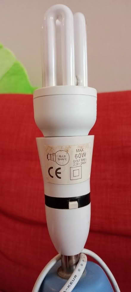 Photo of free Blue Table Lamp & Bulb (Canton CF5) #2