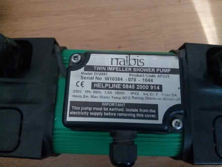 Photo of free Shower pump šæ (Upper Sydenham SE26) #2