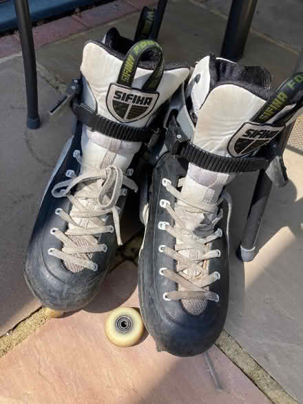 Photo of free Roller blades , wheels missing (Woodley RG5) #1