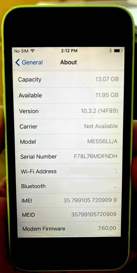 Photo of free Apple iPhone 5c (West San Jose) #2