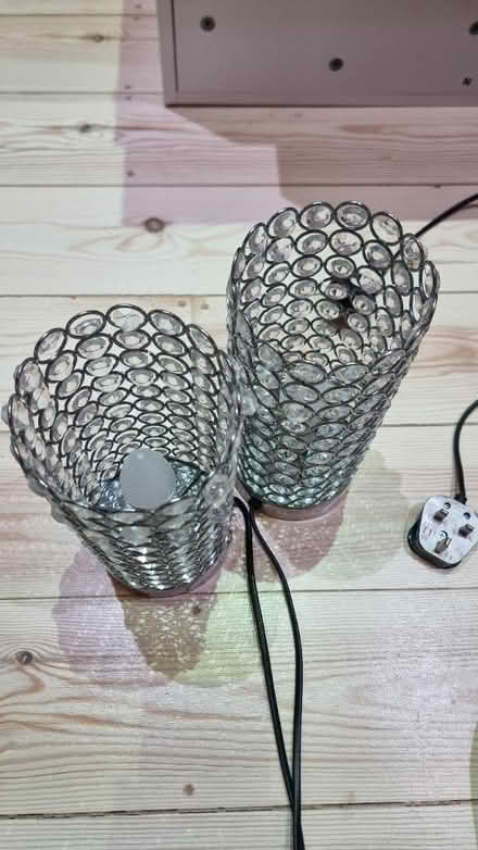 Photo of free Two crystal side lamps (SE18) #1