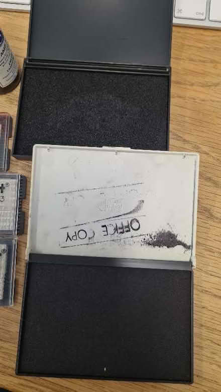 Photo of free Stamp pads, ink and trodat typo stamp letters (Perivale UB6) #3