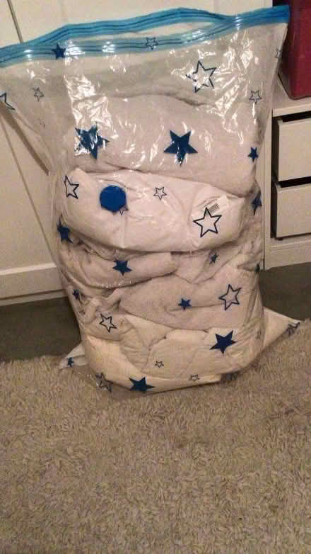 Photo of free Used bath sheets and feather pillowd (Chiswick Ground W4) #2