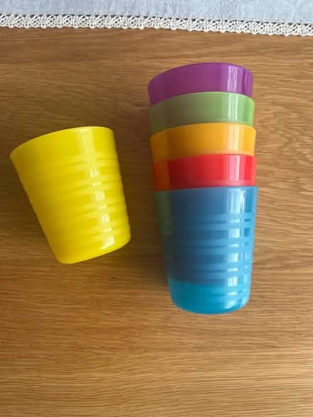 Photo of free Plastic Drinking Cups Pack of 6 (Gilmerton Dykes Avenue) #1
