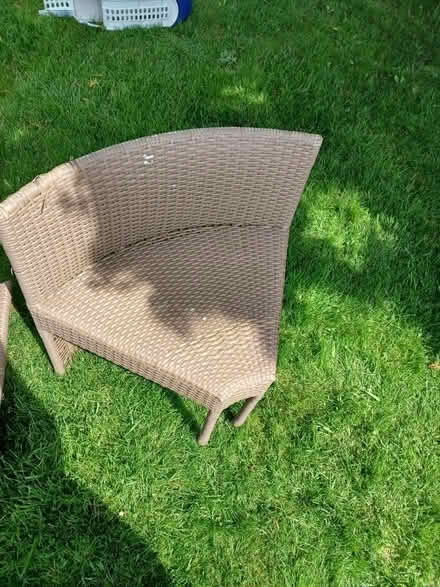 Photo of free 2x rattan style Garden chairs (New addington) #1