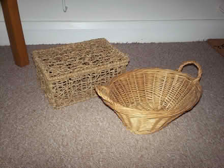 Photo of free 4no Wicker Baskets (DE12) #3