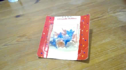 Photo of free 12 birthday candle holders, never opened or used (Oxford-Freegle CGA OX2) #1