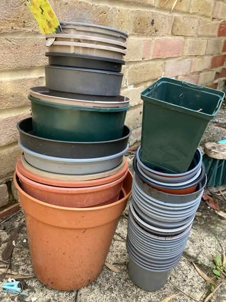 Photo of free Multiple plastic plant pots (Wooburn Green, HP10) #1
