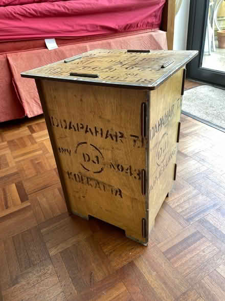 Photo of free Little table, stool, tea chest (W4) #1
