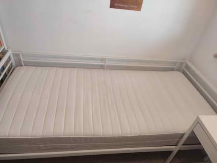 Photo of free IKEA metal bed with single (WD23 Bushey) #1