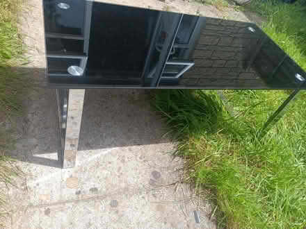 Photo of free Black Glass Coffee Table (Odd Down) #1