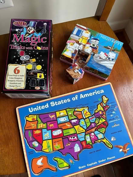 Photo of free 4-6 yrs kids magic kit, puzzles (North Potomac) #1
