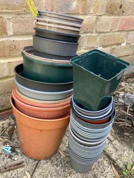 Photo of free Multiple plastic plant pots (Wooburn Green, HP10) #2