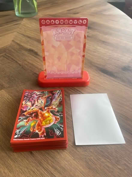 Photo of free Pokemon Card Display Case & Sleeves (GL50) #1