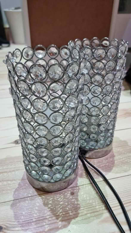 Photo of free Two crystal side lamps (SE18) #3