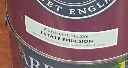 Photo of free 2 x 5ltr Farrow & Ball Paint (Hedon HU12) #3